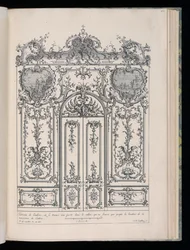 Wall with Double Door, Livre de Lambris (Book of Wainscoting)