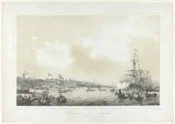 The First Race of the Royal Dutch Yacht Club, Held on June 10, 1846 on the Maas in Rotterdam