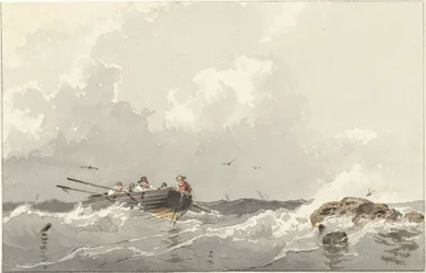 Rowboat at Sea