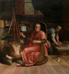 Saint Luke Painting the Madonna