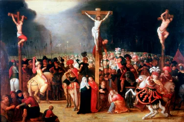 Christ on the Cross Between the Two Thieves