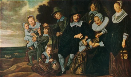 A Family Group in a Landscape