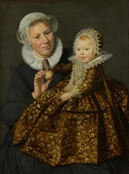 Portrait of Catharina Hooft with Her Nurse