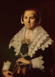 Portrait of a Woman with a Fan