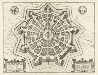 Map of Palmanova