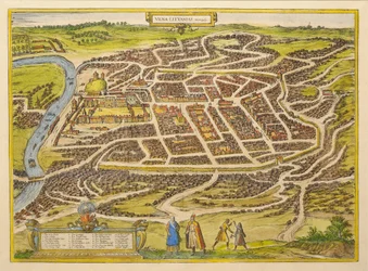Vilnius from Urbium Praecipuarum Mundi Theatrum Quintum by Georg Braun