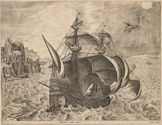 Man-of-War with the Fall of Icarus