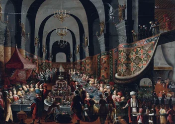 The Feast of Belshazzar by Franz Francken II
