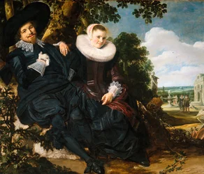 Marriage Portrait of Isaac Abrahamsz Massa and Beatrix van der Laen