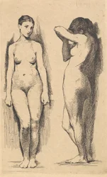 Test Plate: Two Naked Women