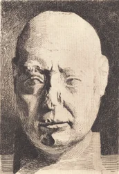 Egyptian Head, After a Plaster Cast