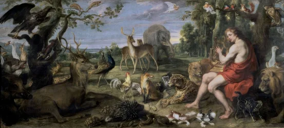 Orpheus and the Animals – 17th Century – Oil on Canvas – 195 × 432 cm – NP 1844 – Flemish Baroque