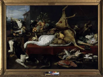 Still Life of Game, Fish, Fruit and Vegetables