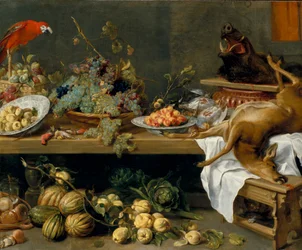 Still Life with Fruit, Vegetables and Dead Game