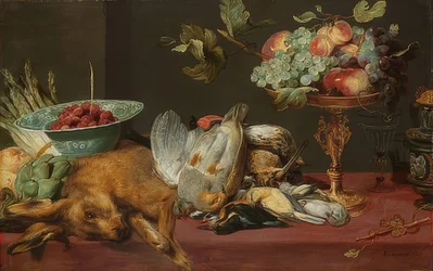 Still Life with Small Game and Fruits