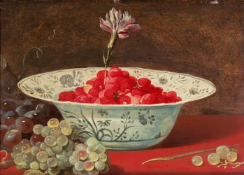Strawberries with a Carnation