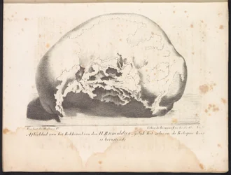 Skull of Saint Rombout, 1825