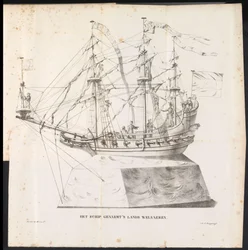 Ship as a Parade Float in the Procession for Saint Rumbold, 1825
