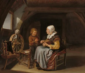 Saying Grace, c.1650-55