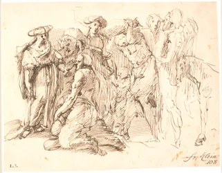 Raphaelesque Figure Composition