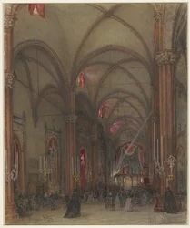 Interior of the Cathedral in Verona