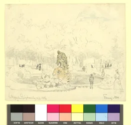 Volksgarten with Tilgner Fountain (Faun and Nymph)