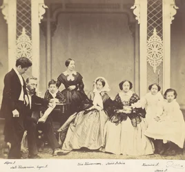 Group Portrait of the Antoine and Höusermann Families