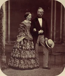 Mathias and Elise Höusermann, 1850s-60s