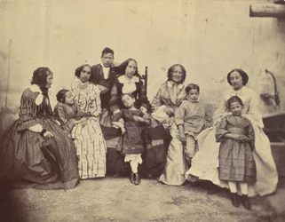 Ten members of the Antoine family