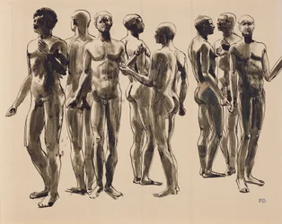 Eight Male Nudes