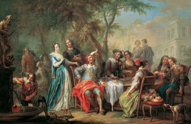 Outdoor Conversation with Wine and Song