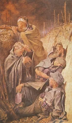German Soldiers Entrenched