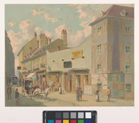 7th district, Burggasse 28-36 - View from Kirchengasse