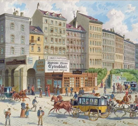 The Schottentor and the Mölkerbastei in Vienna