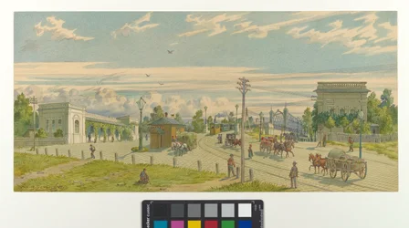 Line at the Kaiser-Franz-Joseph Bridge