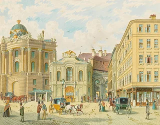 The old Burgtheater in Vienna