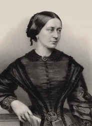 Portrait of Clara Schumann, 1860