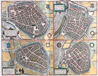 Arnhem and Venlo, Netherlands - Geldern, Germany and Ruermonde, Netherlands