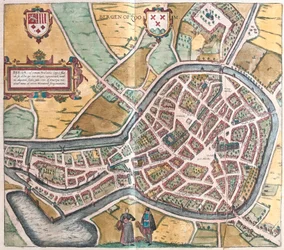 Berg Op Zoom, Netherlands (engraving)