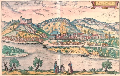 Bratislava, Slovakia (engraving)