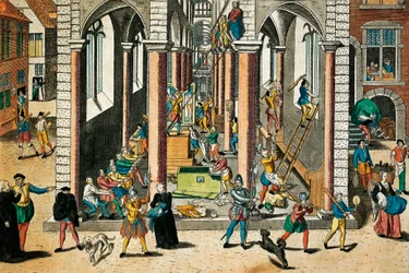 Destruction of Relics and Statues in Churches, April 1566, Engraving by Franz Hogenberg