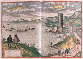 Gaeta or Gaete, Italy (engraving)