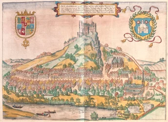 Hardcover, Segeberg, Germany (engraving)