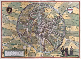 Leuven, Belgium (Engraving)
