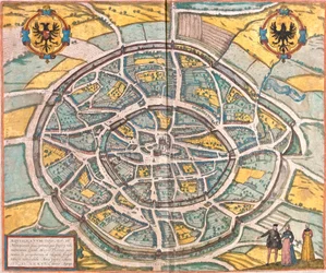 Map of Aachen, Germany