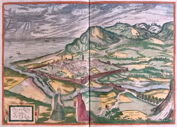Pesaro, Italy (engraving)