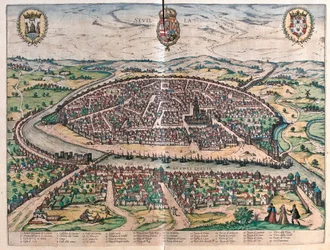 Sevilla, Spain (Engraving)