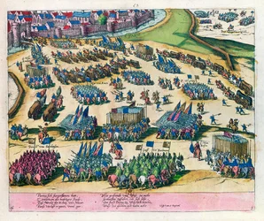 The Duke of Parma Relieves Paris from Siege by the Forces of Henri IV in 1590