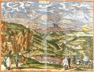 View of Alhama de Granada, Spain