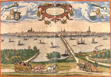 View of Kampen, Netherlands